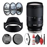 Tamron 18-300mm F3.5-6.3 Di III-A VC VXD All-in-One Zoom Lens for Nikon Z APS-C Mirrorless Cameras, Image Stabilization, Fast Autofocus for Travel + Lens Filter Kit + Cap Keeper (4pc Bundle)