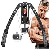 EAST MOUNT Twister Arm Exerciser with Counter Display-Adjustable 22-440lbs Hydraulic Power, Home Chest Expander, Shoulder Muscle Training Fitness Equipment, Arm Exercise Strengthener