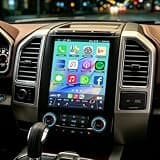 4G+64G Car Radio for Ford F150 2015 2016 2017 2018 2019 2020 8-core, 12.1 Inch IPS Touch Screen Car Stereo with Wireless Carplay/Android Auto,GPS, WiFi, Bluetooth, FM, DVR, Android 14