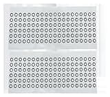 Inner 8mm Outer 16mm 3D Scanner Matte Markers 3D Magnetic Dynamic Motion Capture Reflective Markers Reference Point Markers for Complex Details(Inner 8 Outer 16mm(10000))
