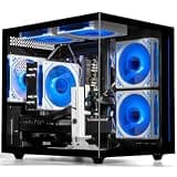 WIWB Gaming Desktop PC Core i5-13400F (10 Cores, Up to 4.6GHz), GeForce RTX 4060 8GB, 16GB DDR4 RAM, 1TB NVMe SSD, High-Performance PC for Streaming, Gaming & Productivity