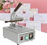 110v Benchtop hot Stamping Machine (Traditional Style) Featuring a Digital Display and Interchangeable Dies; Suitable for Leather Embossing.