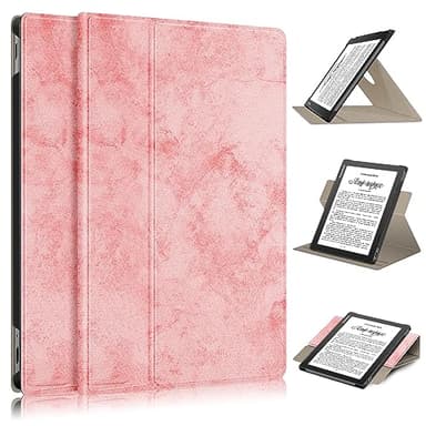 FGIONMRP for Pocketbook PB970 Shockproof Smart Tablet Cover Case,360°Multi- Viewing Angles Stand Folio Hard PC Back Shell with Auto Wake Sleep(Pink)