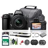 Nikon Z50II Mirrorless Digital Camera with NIKKOR Z DX 16-50mm f/3.5-6.3 Lens Bundle with 64GB Memory Card + Cleaning Kit + More