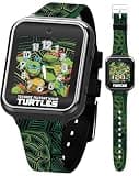 Teenage Mutant Ninja Turtles Kids Smart Watch with Selfie Camera, Video Recorder, Games, Stopwatch, Alarm, Calculator, and Calorie Counter – Fits Wrists 5.5" to 8"