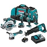 Makita XT616T 18V LXT® Lithium-Ion Brushless Cordless 6-Pc. Combo Kit (5.0Ah)