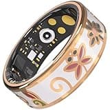lumthou Enamel Craft Smart Ring for Women & Men - No Subscription Fee Fitness Tracker with Sleep Tracking, Heart Rate, SpO2 - IP68 Waterproof for iPhone Android - Activity Tracker, Remote Camera (10)