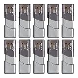 PNY 32GB Turbo Attaché 3 USB 3.0 Flash Drive, Silver (Pack of 10)