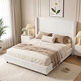 Vipbear Queen Size Upholstered Bed Frame