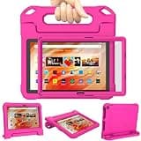DJ&RPPQ Kids Case,EVA Strong Anti Drop is Suitable for 10 inch Tablet. Not Compatible with Ipad 10in Tablet Pink