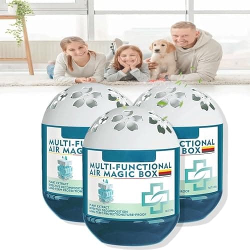 Multifunctional Air Magic Box, 2026 New & Upgraded - Indoor Air Purification Dust Removal Magic Box, Long-Lasting Freshener for Home, Office, Bedroom, Pet Areas(3pcs)