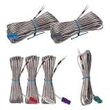 Replacement Speaker Wires for Samsung AH81-02177B HT-C5200 HT-C5500 HT-C5530W HT-C5550W HT-C5900 HT-C6600 HT-C6730W HT-D5100K HT-D550 HT-D553 HT-D555 HT-D5300 HT-E3500 HT-F4500 Home Theater System