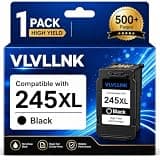 VLVLLNK Compatible for PG-245XL Black Ink Cartridge for Canon Ink 245 PG-245 XL for Pixma MX490 TR4520 MX492 MG2522 TS3322 TR4522 TR4500 TS3122 TS3300 MG2500 TS3320 TS3100 Printer