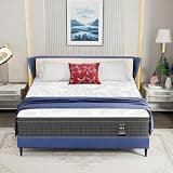 Twin XL Mattress 14" Hybrid Mattress - Medium-Plush Support- Made in USA - Individually Pocketed Coils & CertiPUR-US Foam - Fiberglass-Free - Bed in a Box