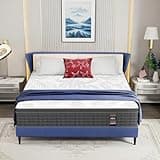 Twin XL Mattress 14" Hybrid Mattress - Medium-Plush Support- Made in USA - Individually Pocketed Coils & CertiPUR-US Foam - Fiberglass-Free - Bed in a Box