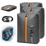 Roseek Travel Vacuum Bags With Pump, 3 Pack 22L Compression Kit For Clothes