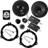 KICKER Speakers 6.5 inch for Infiniti FX/EX Series 2003-2013 Upgrade Kit - Pair of CS Series with Adapters and Harness, Component 6 1/2 Car Audio Front/Rear Door Speaker CSS654, 46CSS654