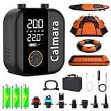 Calmara B1 Electric Paddle Board Pump,Rechargeable 10000mAh Cordless/12V DC 22 PSI High Pressure SUP Pump,Inflation & Deflation,Auto-Off for Stand Up Surfing Kite,Tent,Boat Gift for Men