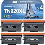 MYTONER Compatible Toner Cartridge Replacement for Brother TN920XL TN920 TN 920 XL TN920UXXL for HL-L6210DW HL-L6210DWT MFC-L5915DW HL-L5210DW HL-L5210DN MFC-L5710DN L6810DW High Yield Printer, 4Pack