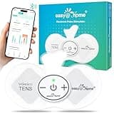 Easy@Home Wireless TENS Unit with APP Remote Control: Back Pain Relief Muscle Stimulator Massager | Powered by MyPainOff iOS & Android | EHE015BLE