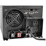 Tripp Lite 750W Power Inverter/Charger, 12V DC to 120V AC, 20A, 2 Outlet 5-15R, Auto-Transfer Switching, Up to 1500W in Peak Power, 1-Year Warranty (APS750)