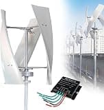 12000W No Noise Vertical Axis Wind Turbine for RV & Home Street Lighting, Efficient Wind Generator with Controller, Eco-Friendly Renewable Energy Solution
