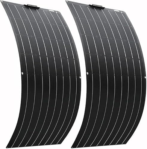 KZZAAO 800 Watt Flexible Solar Panel for RV, 2 × 400 Watt 12 Volt Solar Power Panel Kit Photovoltaic Module Monocrystalline Solar Panels