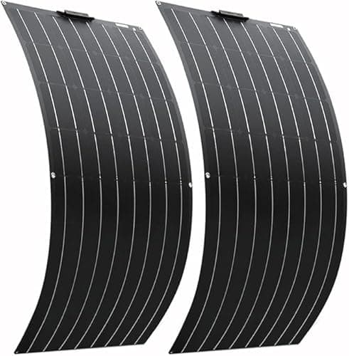 KZZAAO 800 Watt Flexible Solar Panel for RV, 2 × 400 Watt 12 Volt Solar Power Panel Kit Photovoltaic Module Monocrystalline Solar Panels