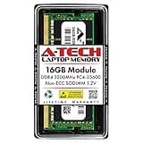 A-Tech 16GB DDR4 3200 MHz SODIMM PC4-25600 (PC4-3200AA) CL22 Non-ECC Laptop RAM Memory Module