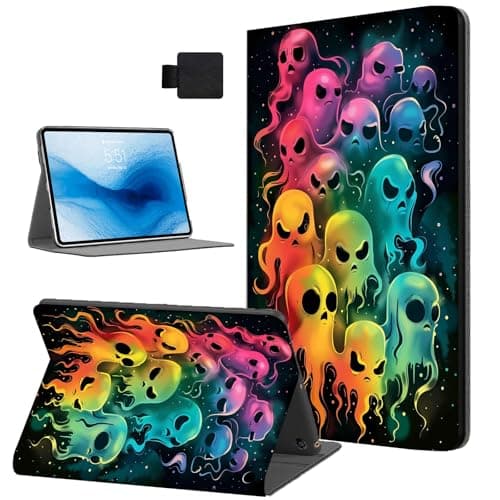Tudguiloae for Kindle Fire Max 11 Tablet (13th Generation 2023 Release) Case, Folding Stand Cover with Auto Sleep/Wake, Spirits Neon Protective Cover for Kindle Fire Max 11" Tablet