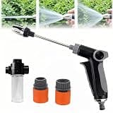 Spokook 2026 new Pressure Washer Gun with Stainless Steel Nozzle – High Pressure Hose Nozzle for Driveways, Patios, Cars, Decks – Lightweight, Handheld, Tool-Free Garden Hose Attachment
