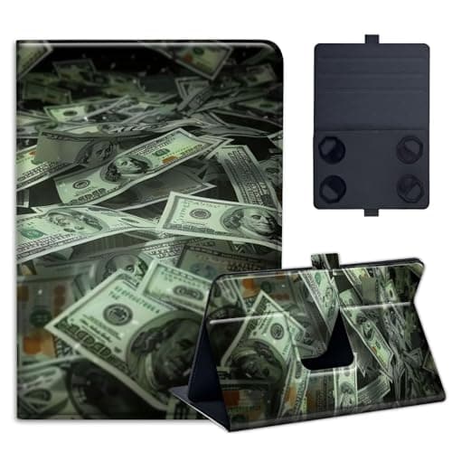 KUJKBFWJ Universal 7.9" 8.0" 8.4" 8.9" 9" Tablet Case,Protective Cover Stand Folio Case for 7-9 Inch Tablet,Tablet Case Cover for iPad, for Samsung, Other Tablet, Bill