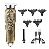 DAXXIN Hair Cutting Tool, Vintage T9 Electric Cordless Hair Cutting Machine Professional Hair Barber Trimmer for Men Rechargeable Clipper Shaver Beard