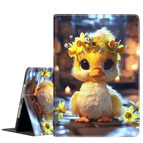 Case for Samsug Galaxy Tab S10 Lite/ S10 FE 2025/ S9 FE 10.9 inch/ S9 11 inch 2023 ,Slim Fit Foldable Standing Case with Auto Sleep/Wake for Galaxy Tab S10 Lite, Cute Duck