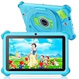 Trayoo Kids Tablet, 7 inch Tablets for Kids, 32GB Toddler Tablet with Case Included, Parental Control, Dual Camera, GMS, WiFi (Blue)