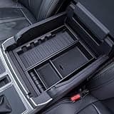 PIMCAR Compatible with Ford 2015-2020 F150, 2017-2022 F250 F350 F450, 2018-2024 Expedition Center Console Organizer Insert Tray Pallet Storage Accessories (Work Great with The Factory Tray)-One Piece