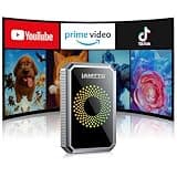 LAMTTO Wireless Carplay Android Auto Adapter with Net-Flix YouTube Tiktok