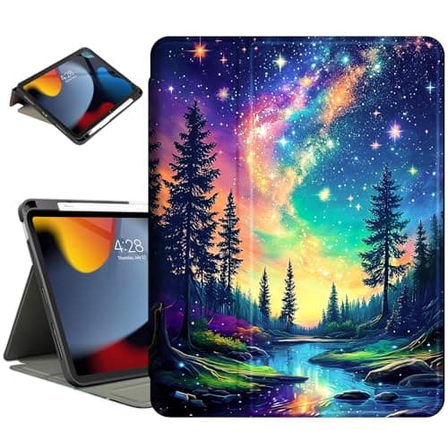 Lokigo Case for iPad Air 11" M4/M3/M2 (2026/2025/2024), iPad Air 5th Generation / 4th Gen 10.9" (2022/2020), iPad Pro 11" 4th/3rd/2nd/1st, Shockproof Soft Back iPadAir 11" Stand Cover, Aurora