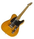 Solid Body Electric Guitar, Butterscotch Blonde T-Style with Maple Fretboard, Full Size 39" for Beginner Practice & Stage (Guitarra Electrica)