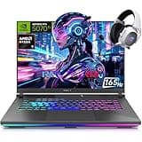 ASUS ROG Strix G16 Gaming Laptop, RTX 5070 Ti 12GB GDDR7 140W TGP, AMD Ryzen 9 8940HX, 16’’ WUXGA 165HZ LED Display, 16GB DDR5 RAM 1TB SSD, MUX Switch, RGB Backlit, WiFi 6E, RJ-45 with Accessory