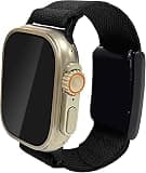 Zeeflufun Hybrid Band for Whoop 4.0 & Apple Watch Combo Band -Stretchy Nylon Braided Sport Strap for Whoop 4 & Apple Watch Series 11/10/9/8/7/6/5/4/3/2/1/SE/Ultra (Not for Whoop 5.0)