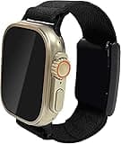 Zeeflufun Hybrid Band for Whoop 4.0 & Apple Watch Combo Band -Stretchy Nylon Braided Sport Strap for Whoop 4 & Apple Watch Series 11/10/9/8/7/6/5/4/3/2/1/SE/Ultra (Not for Whoop 5.0)