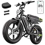 TST Electric Bike for Adults 1500W Peak 20" Fat Tire All-Terrain E-Bike 60/130 Miles Electric Dirt Bike - 48V 15/30AH Battery Tested to UL 2849 Powered Electric Bicycle