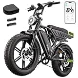 TST Electric Bike for Adults 1500W Peak 20" Fat Tire All-Terrain E-Bike 60/130 Miles Electric Dirt Bike - 48V 15/30AH Battery Tested to UL 2849 Powered Electric Bicycle