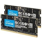 Crucial 128GB Kit (2X64GB) DDR5 RAM 5600MHz (or 5200MHz or 4800MHz) Laptop Memory Kit, SODIMM 262-Pin, Compatible with Latest Intel Core Ultra and AMD Ryzen 8000 & Above – CT2K64G56C46S5