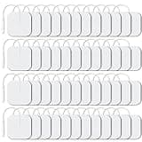 AUVON TENS Unit Electrode Pads 2"x2" 48 Pcs Value Pack, Reusable Latex-Free TENS Unit Pads with Upgraded Self-Adhesion, Non-Irritating Replacement Pads Compatible with TENS 7000, Etekcity, Nicwell