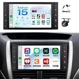 Hiolpen 4+64G Upgrade Car Stereo Radio for Subaru Forester 2009-2015/Subaru Impreza 2008-2014/Subaru WRX STI 2008-2015/Subaru XV Crosstrek 2012-2015 with CarPlay Android Auto HiFi 5G WiFi GPS BT