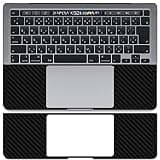 Puccy 2 Pack Film Protector, compatible with Dell Alienware 16X Aurora ac16251 16" Laptop Carbon Fiber Keyboard TouchPad Trackpad Guard Cover (Not Tempered Glass Screen Protectors)