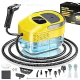 2026 New 3 Level Adjustable Pressurized Handheld Steam Cleaner for Home, 10s Heat-Up Handheld Steamer for Cleaning, 1.6 Qt Tank Portable Steam Cleaner Handheld for Car 1 PCS Yellow
