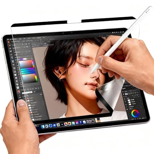 expoagog Magnetic Paper Screen Protector for iPad mini 7 (A17 Pro, 2024) & iPad mini 6 (2021) 8.3", Removable Reusable Writing Drawing Film, Matte Anti-Glare Paper Texture, Apple Pencil Compatible